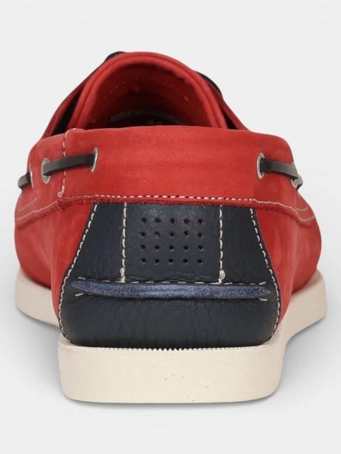 TBS Phenis férfi mokaszin piros színben 4