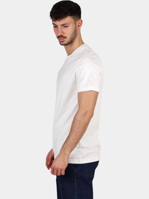 TBS Pieretee férfi rövid ujjú póló fehér színben 3