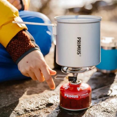 Primus Essential Trail Stove DUO kompakt főző piros színben 8