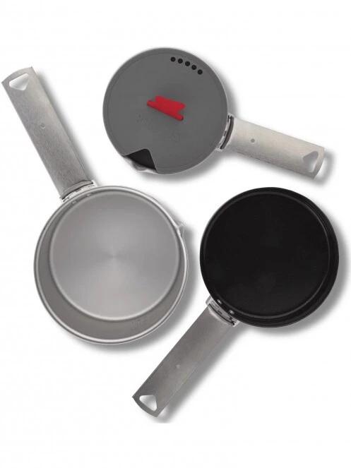 Primus Essential Trek Pot SET főzőedény készlet szürke színben 4