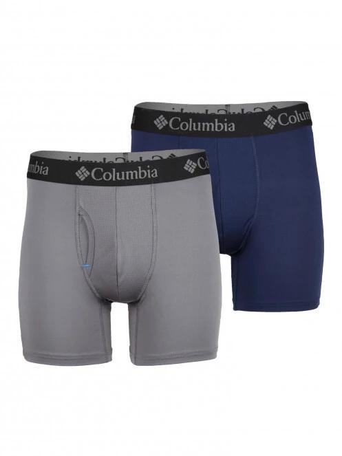 Columbia BOXER BRIEF WITH MESH POUCH férfi alsónadrág szürke színben 2
