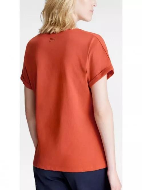 TBS Rhenaver női rövid ujjú póló piros színben 3