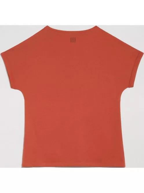 TBS Rhenaver női rövid ujjú póló piros színben 5