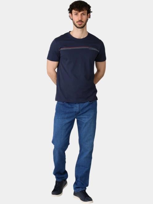 TBS Rilestee férfi rövid ujjú póló sötétkék színben 5