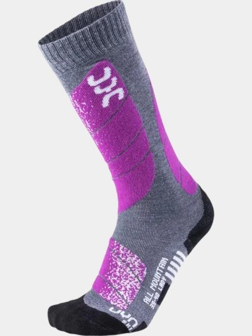 UYN WOMAN SKI ALL MOUNTAIN SOCKS női sízokni szürke színben 2