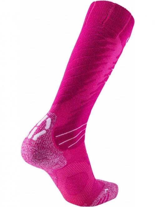 UYN UYN SKI COMFORT FIT LADY női sízokni magenta színben 3