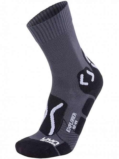 UYN UYN MAN OUTDOOR EXPLORER SOCKS férfi túrazokni szürke színben 2
