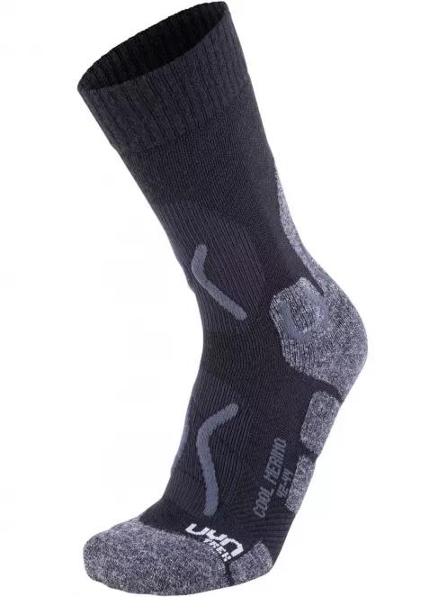 UYN Trekking Cool Merino Man férfi túrazokni fekete színben 2