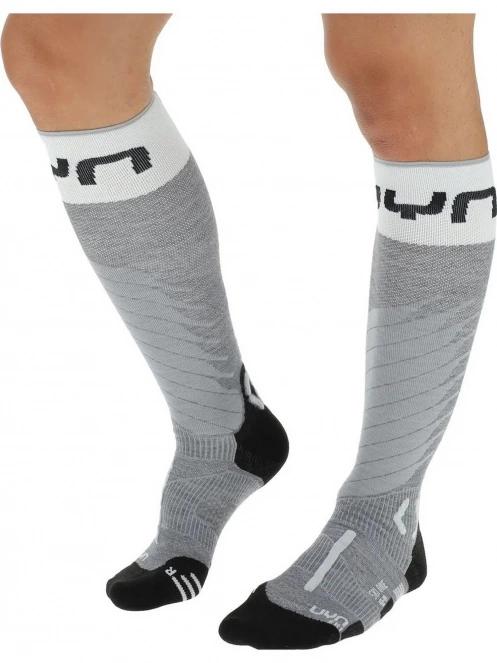 UYN UYN MAN SKI ONE MERINO SOCKS férfi sízokni szürke színben 6