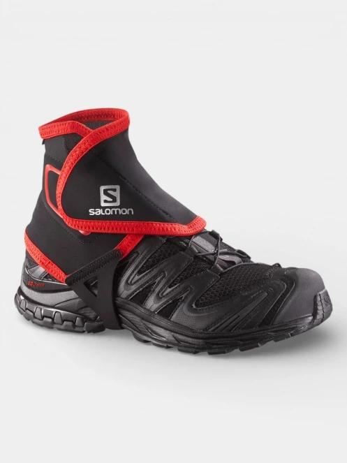 Salomon Trail Gaiters Hugh kamásli fekete színben 2