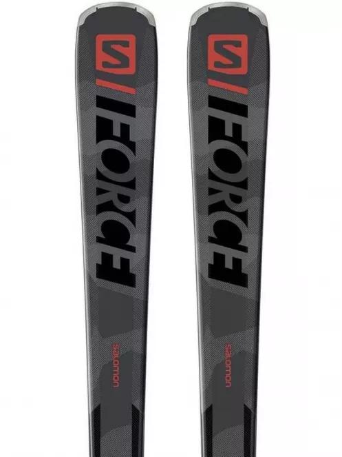 Salomon Ski Set E S/Force 7 + L10 Gw L80 G 160 síléc szürke színben 3