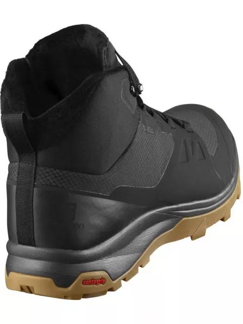 Salomon SHOES OUTsnap CSWP férfi vízhatlan túracipő fekete színben 3