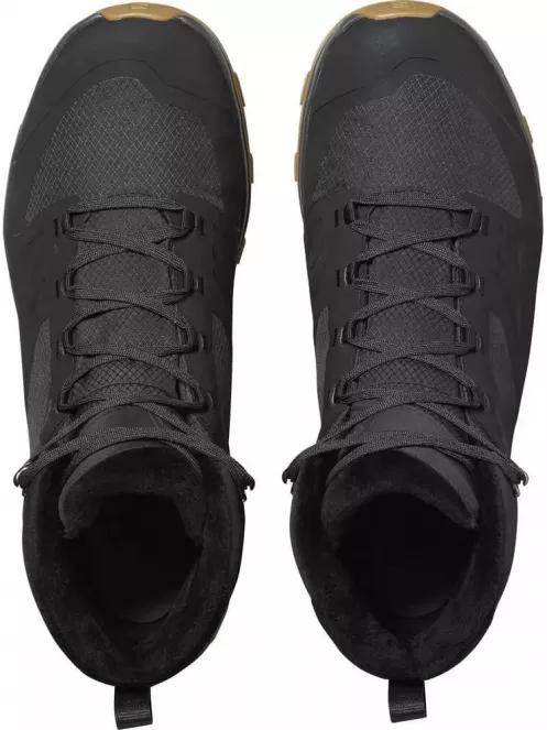 Salomon SHOES OUTsnap CSWP férfi vízhatlan túracipő fekete színben 4
