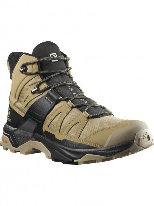 Salomon Shoes X Ultra 4 Mid GTX férfi túrabakancs homok színben 2