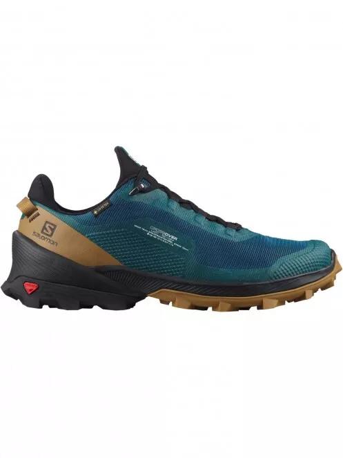Salomon Cross Over Gtx férfi vízhatlan túracipő zöld színben 3