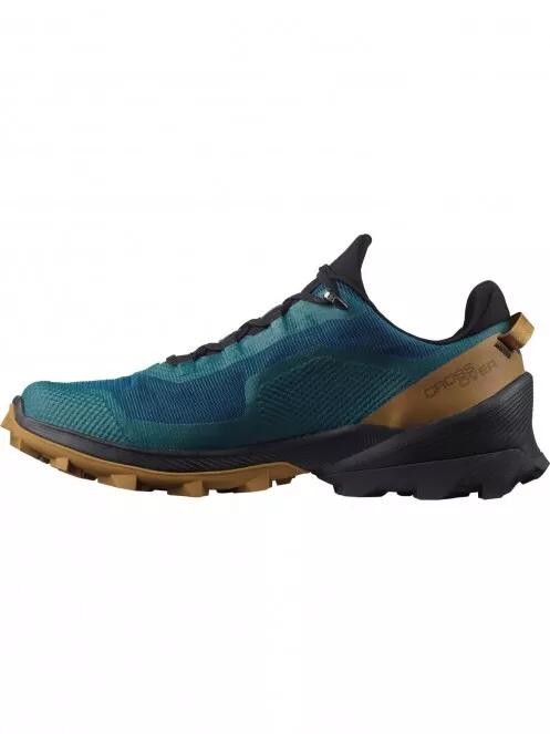 Salomon Cross Over Gtx férfi vízhatlan túracipő zöld színben 4
