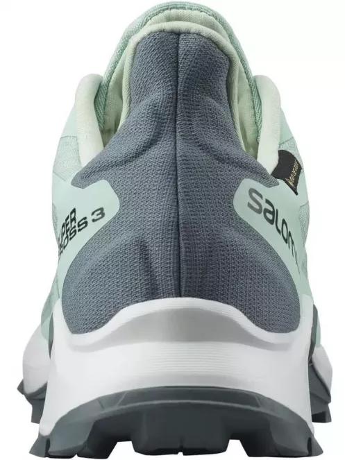 Salomon SHOES SUPERCROSS 3 GTX W női terepfutó cipő zöld színben 5