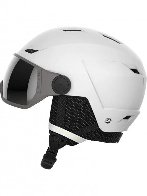 Salomon Helmet Icon LT Visor Fls bukósisak fehér színben 3