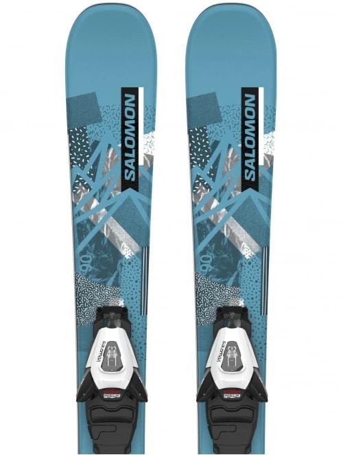 Salomon L Qst Jr Xs + C5 Gw J75 síléc kék színben 7