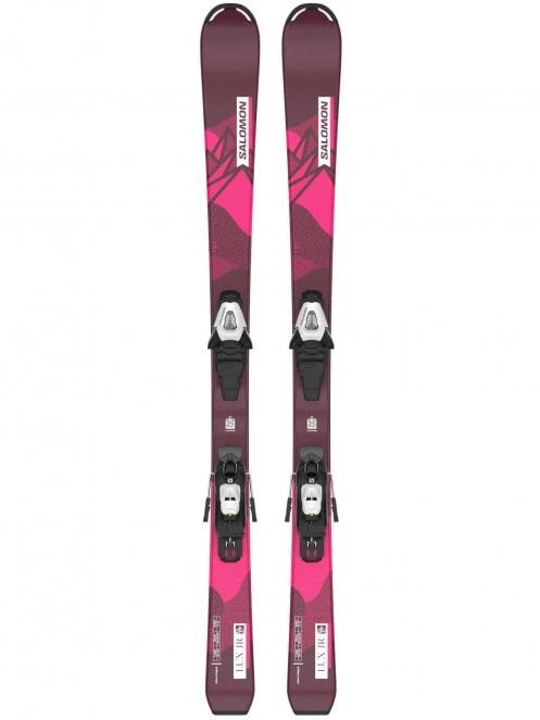Salomon L LUX Jr M + C5 GW J75 síléc rózsaszín színben 2