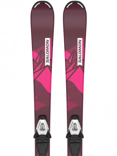 Salomon L LUX Jr M + C5 GW J75 síléc rózsaszín színben 4