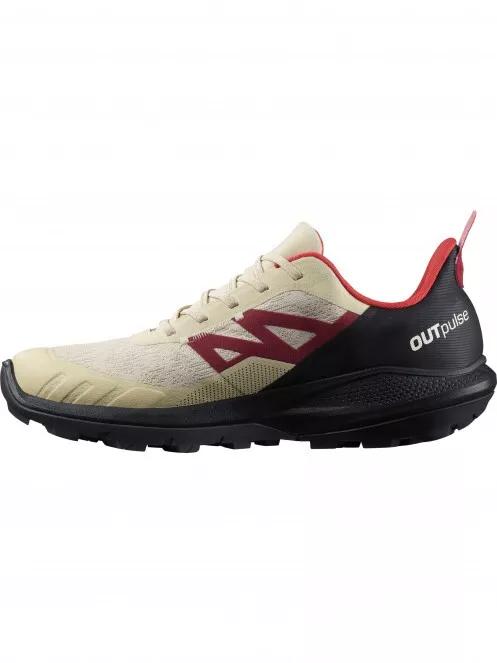 Salomon Outpulse Gtx férfi vízhatlan túracipő homok színben 4