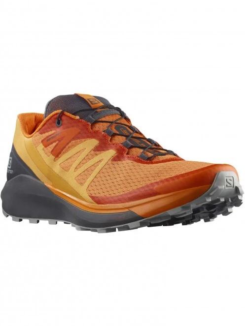 Salomon Shoes Sense RIDE 4 férfi terepfutó cipő narancssárga színben 2