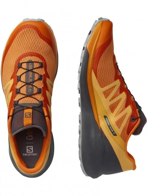 Salomon Shoes Sense RIDE 4 férfi terepfutó cipő narancssárga színben 6