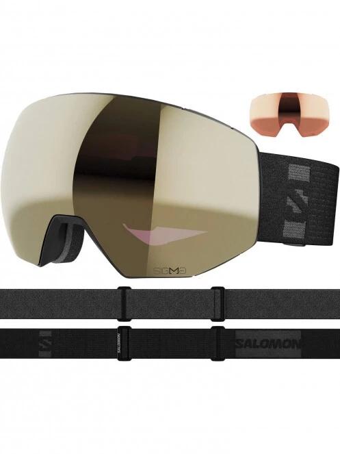 Salomon Goggles Radium Prime Sigma síszemüveg fekete színben 2