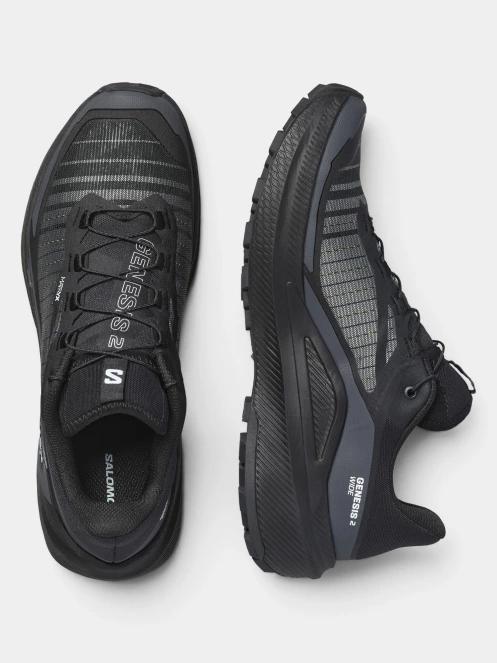 Salomon Genesis 2 Wide férfi terepfutó cipő fekete színben 5