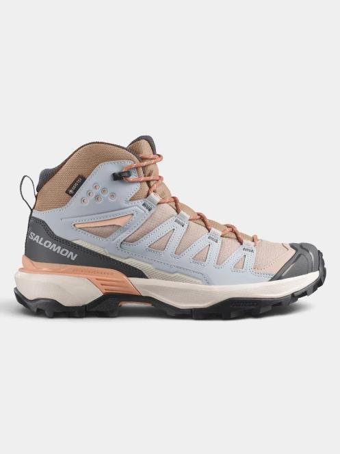Salomon X Ultra 360 Mid Gtx W női vízhatlan túrabakancs barna színben 4