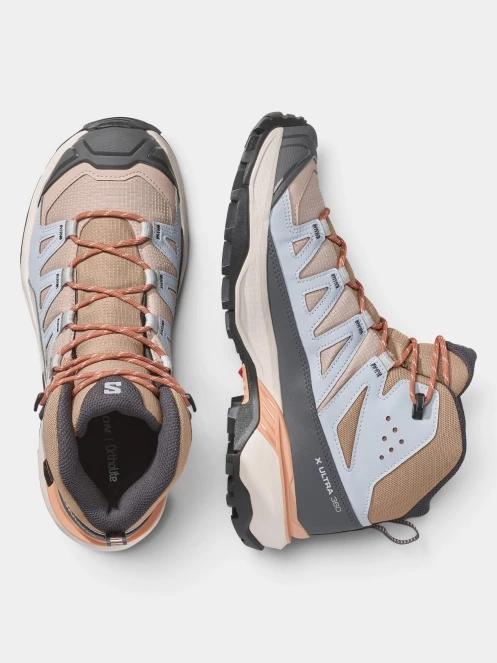 Salomon X Ultra 360 Mid Gtx W női vízhatlan túrabakancs barna színben 5