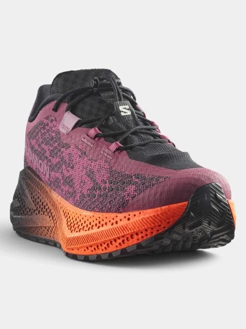 Salomon Aero Glide 4 Grvl W női aszfalt futócipő lila színben 2