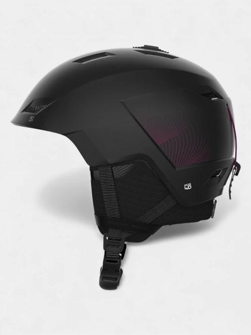 Salomon Icon Lt Pro bukósisak fekete színben 3