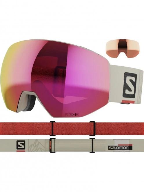 Salomon Goggles Radium Prime Sigma síszemüveg fehér színben 2