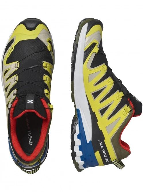Salomon Xa Pro 3D V9 Gtx férfi terepfutó cipő sárga színben 7