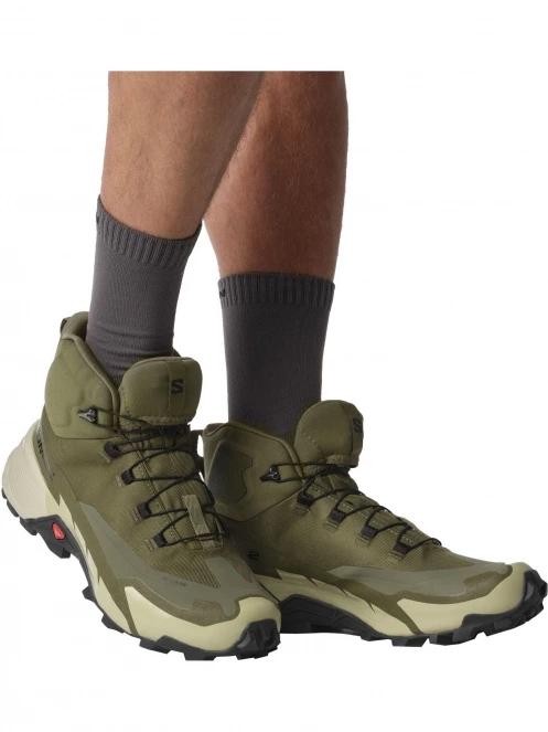 Salomon Cross Hike Mid Gtx 2 férfi túrabakancs zöld színben 8