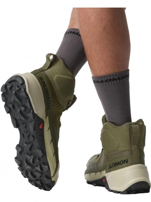 Salomon Cross Hike Mid Gtx 2 férfi túrabakancs zöld színben 9