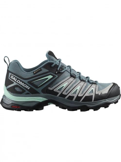 Salomon X Ultra Pioneer Gtx W női túracipő szürke színben 2