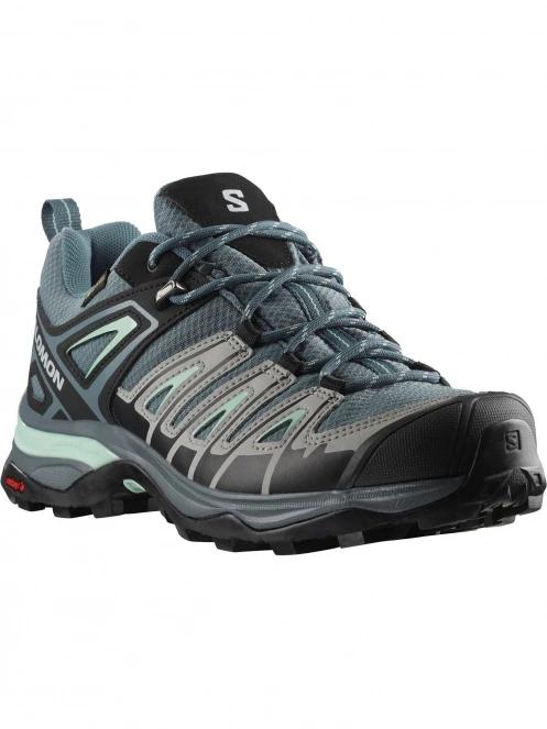 Salomon X Ultra Pioneer Gtx W női túracipő szürke színben 4