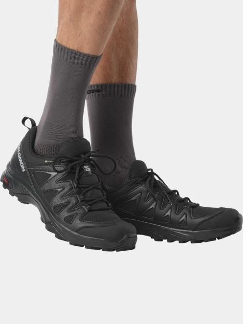 Salomon X Braze Gtx férfi vízhatlan túracipő fekete színben 8