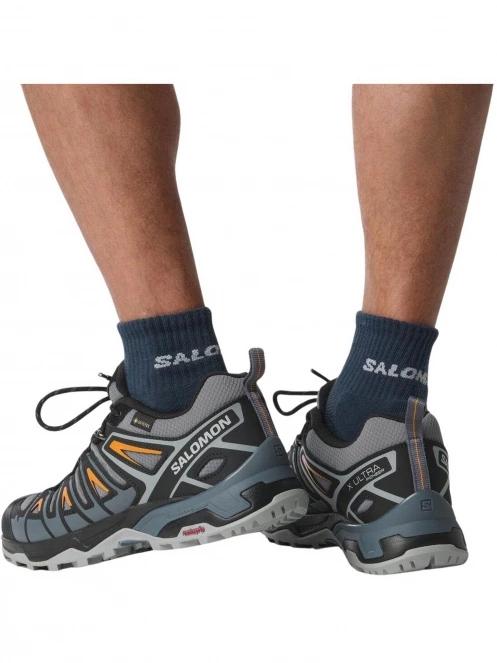 Salomon X Ultra Pioneer Gtx férfi túracipő szürke színben 9