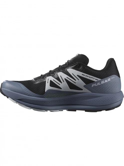 Salomon Pulsar Trail férfi terepfutó cipő fekete színben 4