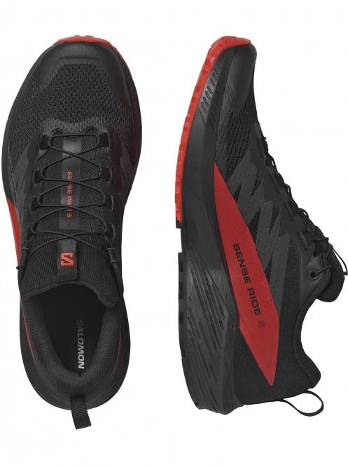 Salomon Sense Ride 5 férfi terepfutó cipő fekete színben 5