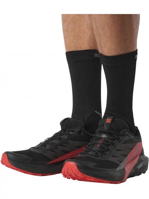 Salomon Sense Ride 5 férfi terepfutó cipő fekete színben 8
