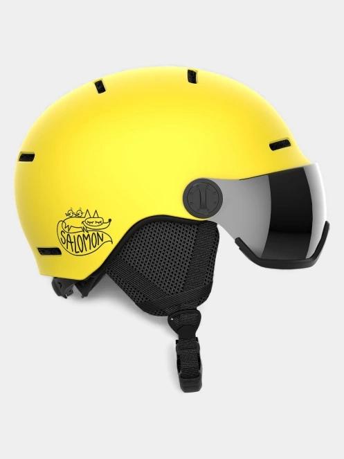 Salomon Orka Visor bukósisak sárga színben 2