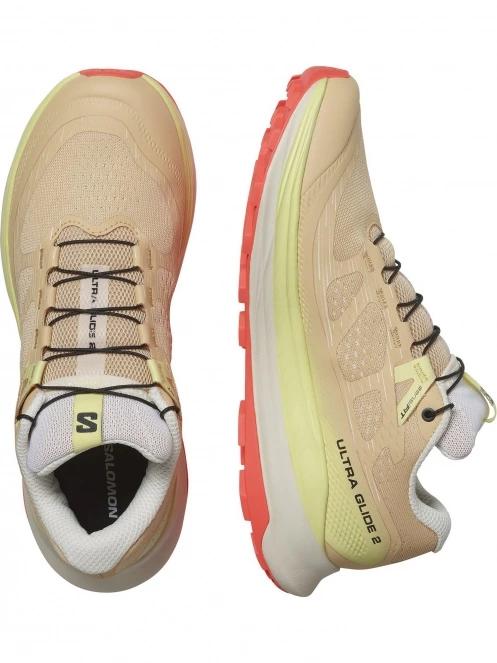 Salomon Ultra Glide 2 W női terepfutó cipő sárga színben 5