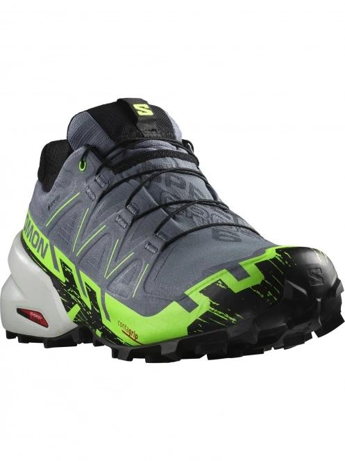 Salomon Speedcross 6 Gtx férfi terepfutó cipő szürke színben 2