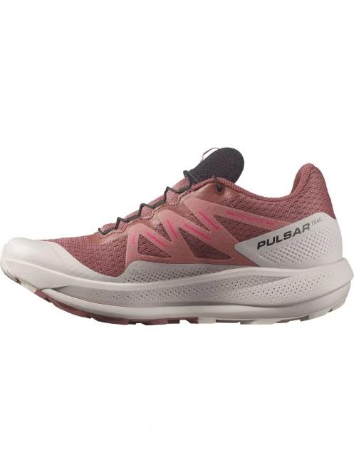 Salomon Pulsar Trail W női terepfutó cipő piros színben 4