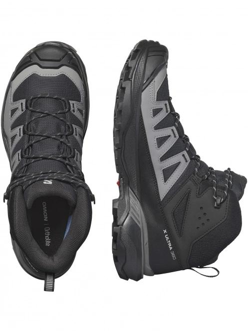 Salomon X Ultra 360 Mid Gtx férfi túrabakancs fekete színben 6